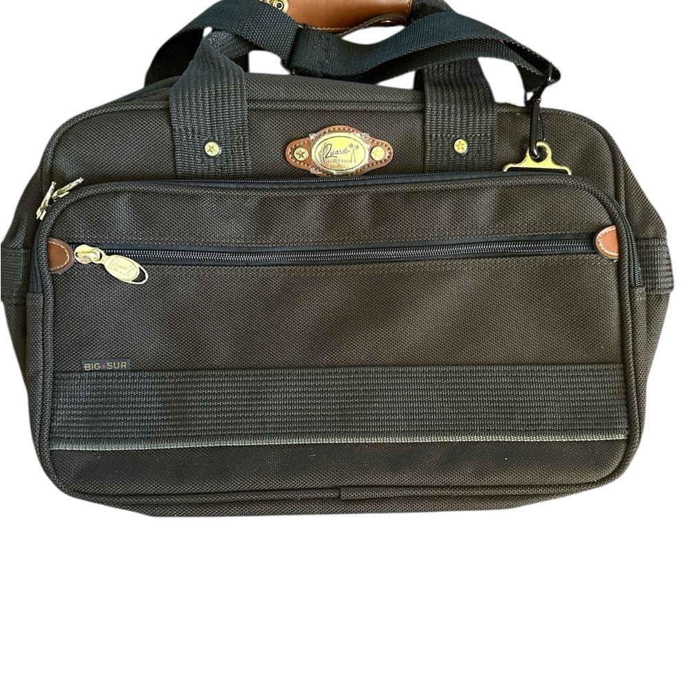 RICARDO BEVERLY HILLS Overnight Carry-On Shoulder Luggage Black Big Sur Bag Tote